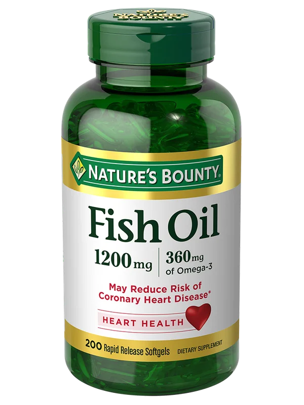 Product photo: Nature's Bounty Fish Oil 1200 mg