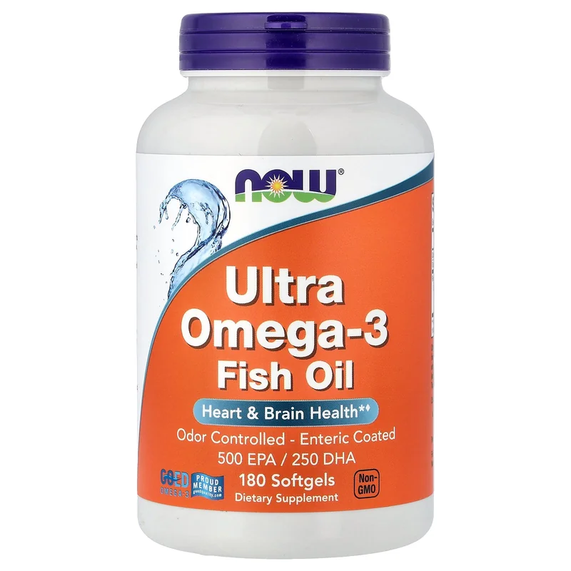 Product photo: NOW Foods Ultra Omega-3, 1000 mg