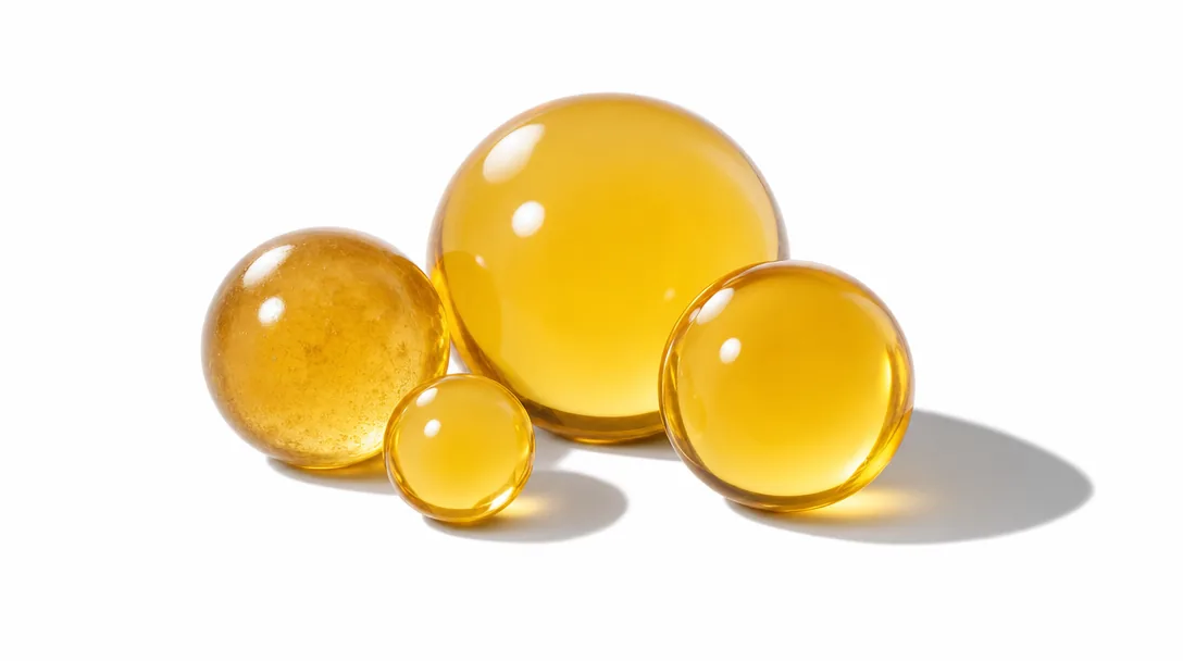 Generic render of oil droplets
